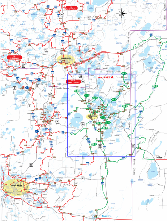 Three Lakes and Lower Kimball Creek trails