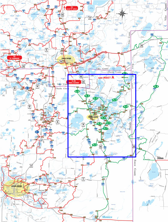 Three Lakes and Lower Kimball Creek trails